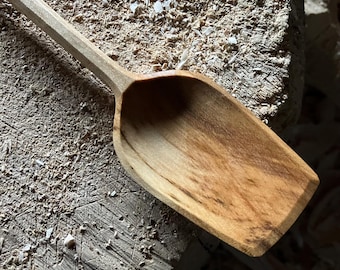 Cooking spoon, serving spoon, 11”  wooden spoon