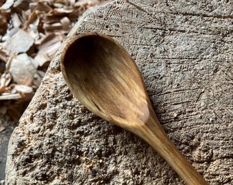 Cooking spoon, eating spoon, 9” camping spoon