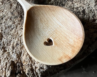 Cooking spoon, serving spoon, 12” wooden spoon
