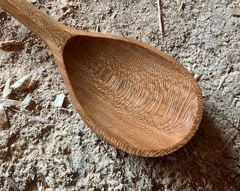 Eating spoon, 8” cooking and serving spoon