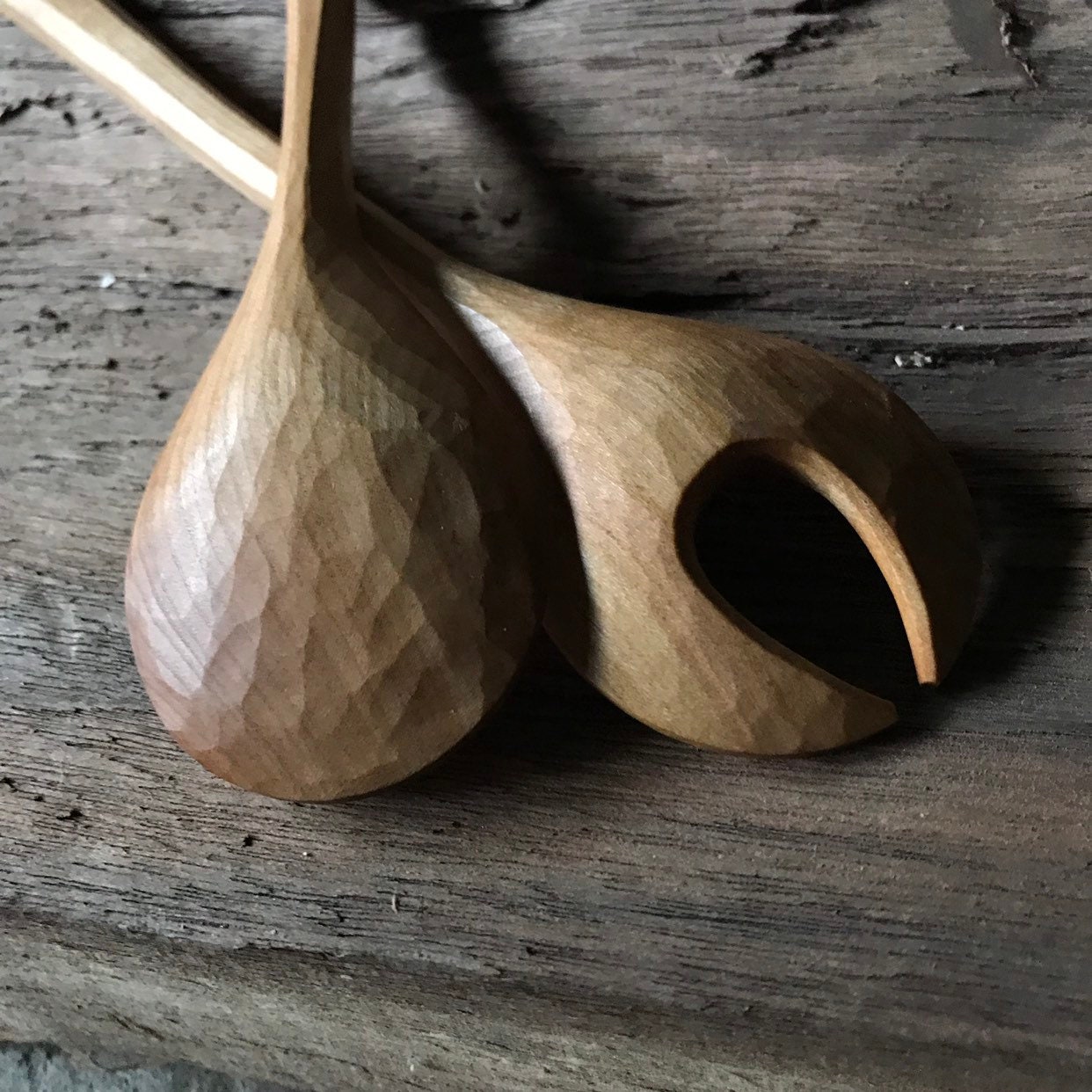 9 salad spoons, serving spoons, cooking spoons