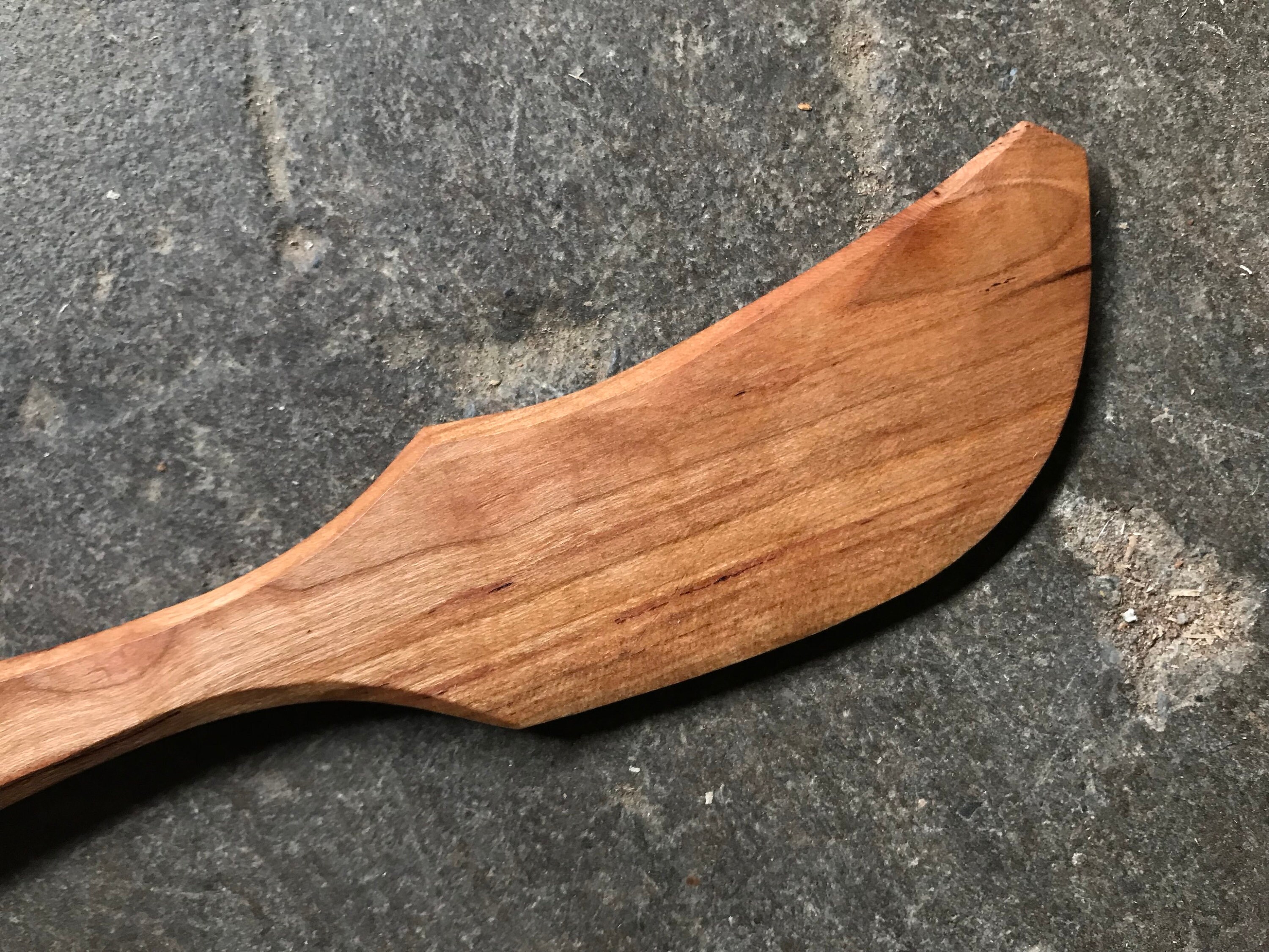 Butter spreader, butter knife, jam spreader, 7 long, hand carved.