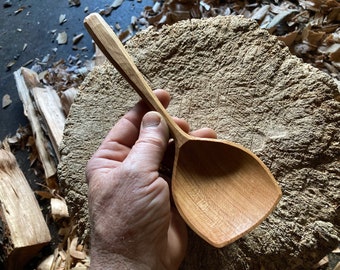 Wooden spoon, serving spoon, 9” wooden spoon