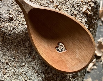 Cooking spoon, serving spoon, 11” wooden spoon