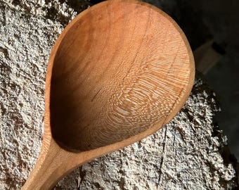 Serving spoon, cooking spoon, 10” wooden spoon