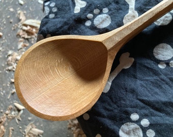 Cooking spoon, serving spoon, 12” wooden spoon