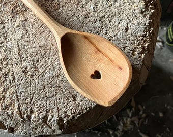 Cooking spoon, serving spoon, 12” wooden spoon