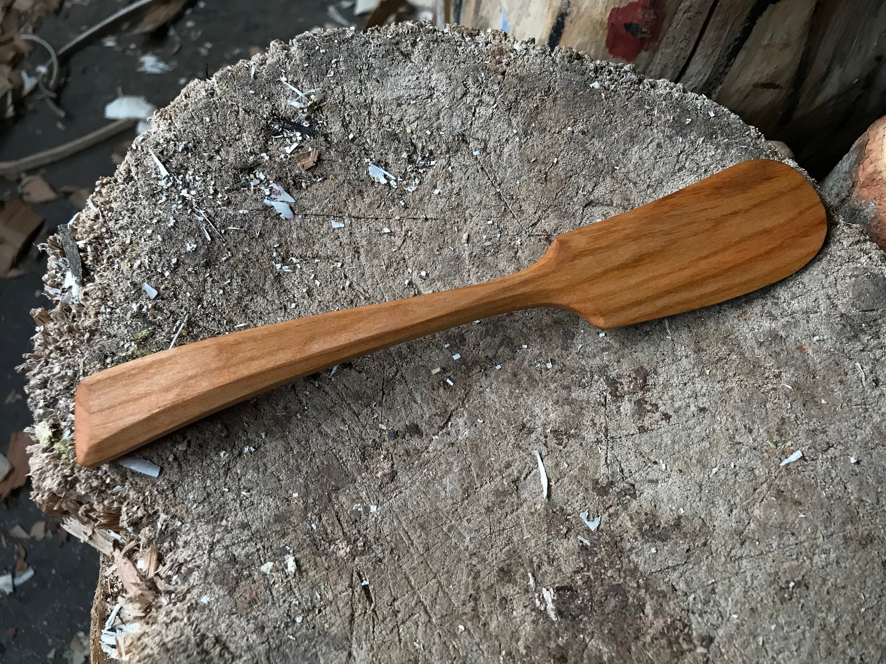 7 butter spreader, small spatula, spreader, jam spreader, wooden knife, hand carved