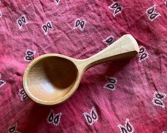 Coffee scoop, 2tbs scoop, 5” wooden scoop