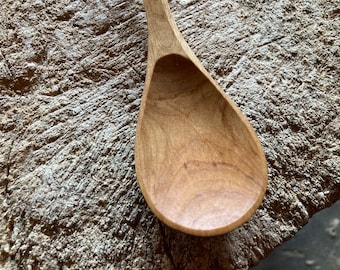 Cooking spoon, eating spoon, 9” camping spoon