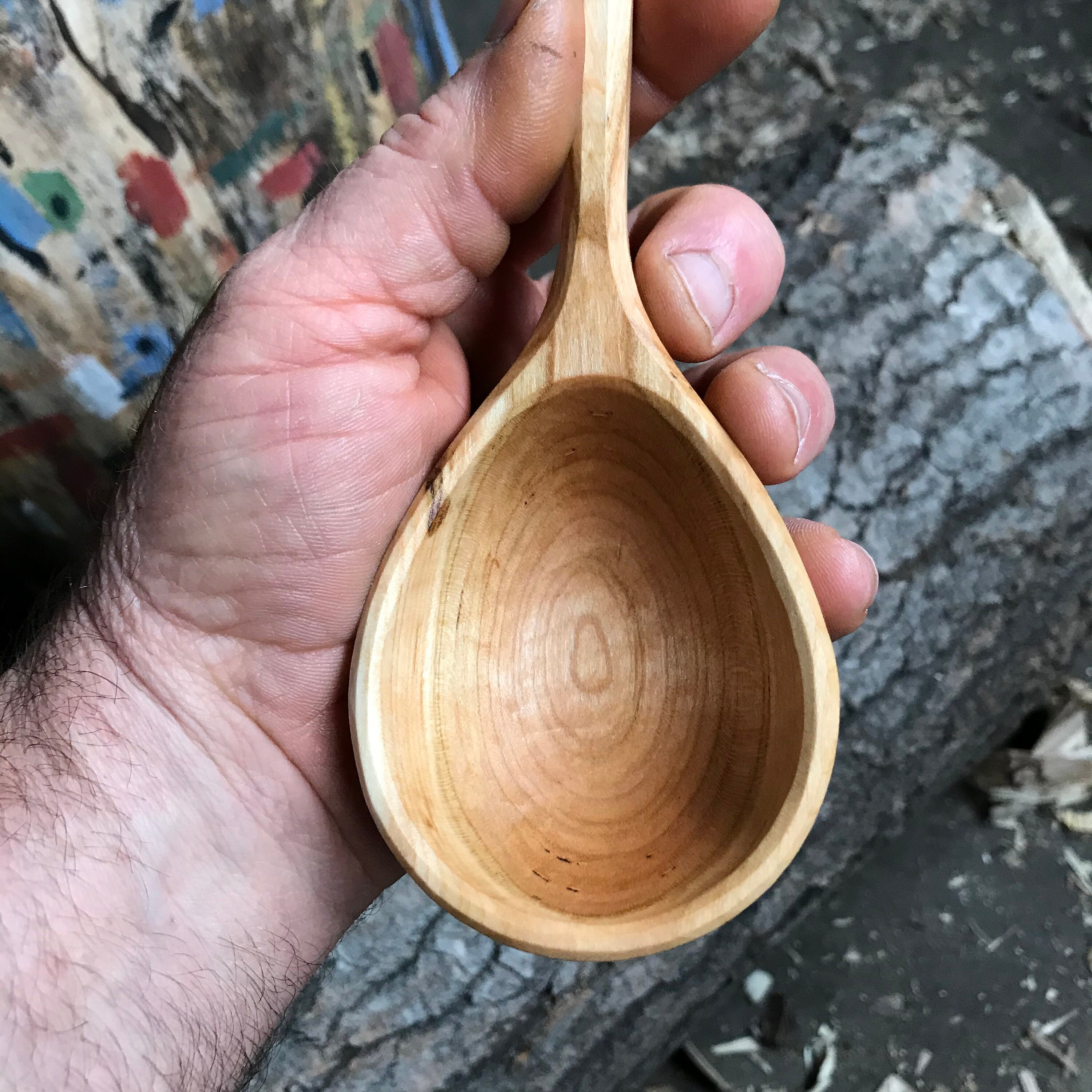 10 wooden ladle, serving ladle, wooden spoon, hand carved wooden spoon