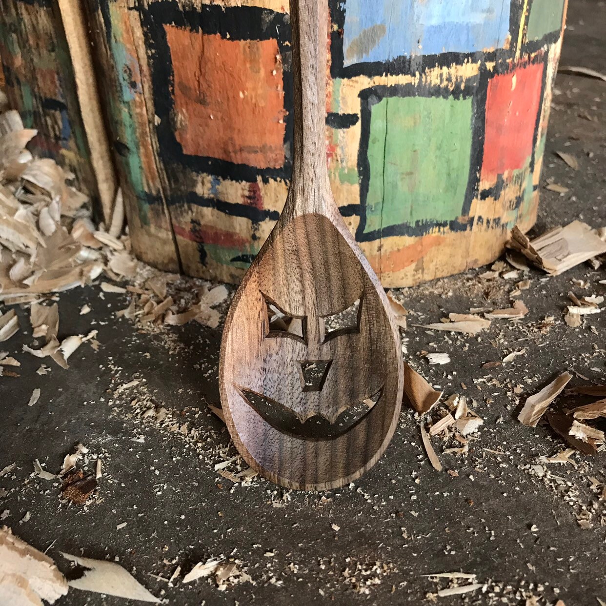 11 wooden spoon, cooking spoon, serving spoon, pumpkin spoon