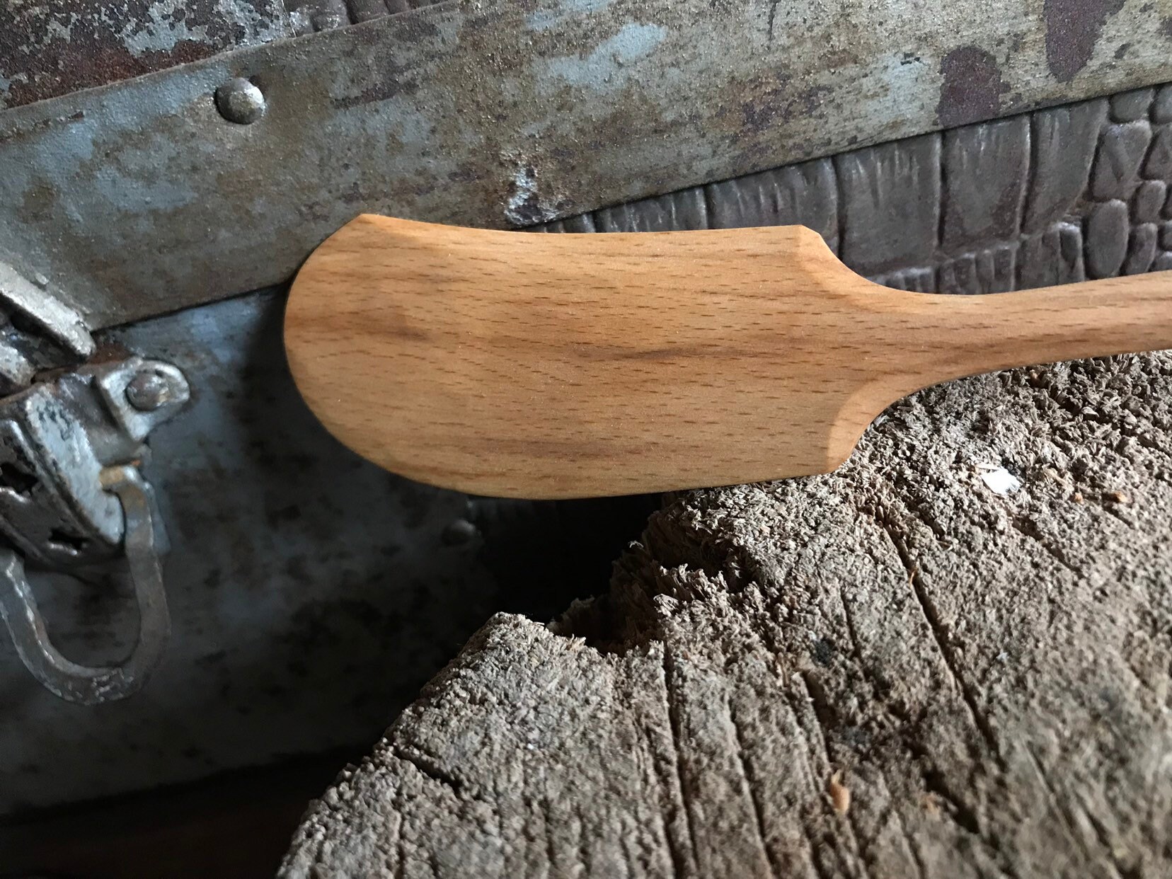 Butter spreader, spatula, spreader, jam spreader, wooden knife, 9 long