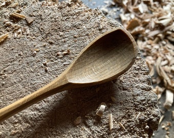 Cooking spoon, left handed, 9”  wooden spoon