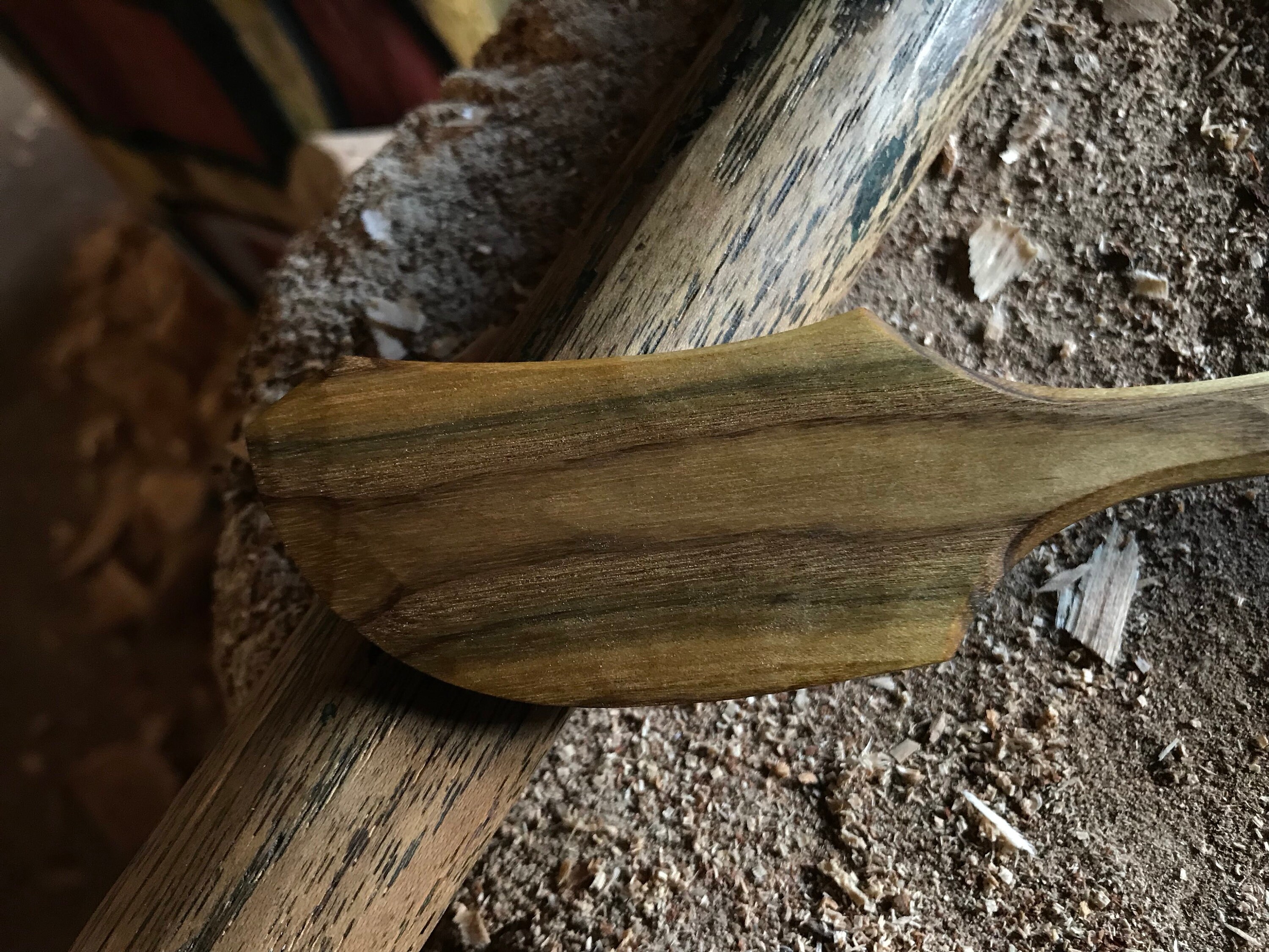 Butter spreader, butter knife, jam spreader, 8 long, hand carved.