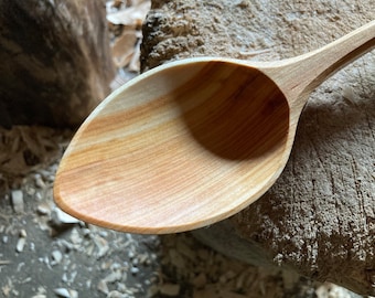 Cooking spoon, serving spoon, 13” wooden spoon