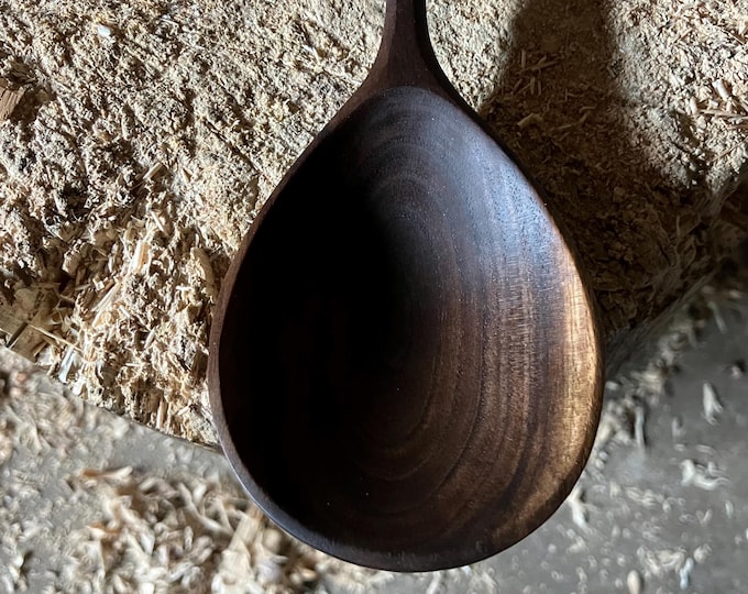 Featured listing image: Serving spoon, cooking spoon, 11” wooden spoon