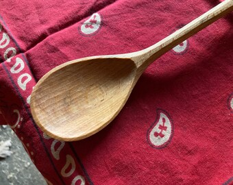 Cooking spoon, eating spoon, 9” camping spoon