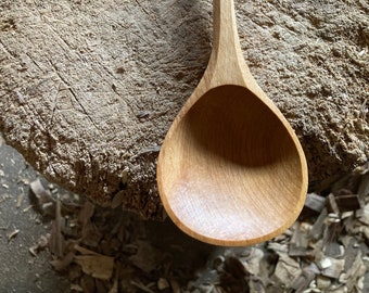 Cooking spoon, serving spoon, 12” wooden spoon