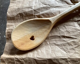 Cooking spoon, serving spoon, 12” wooden spoon