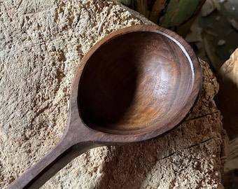 Serving spoon, cooking spoon, 10” wooden spoon