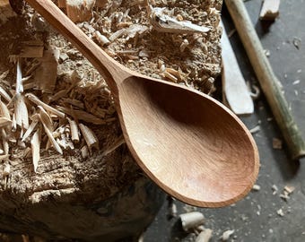 Cooking spoon, 12” wooden spoon