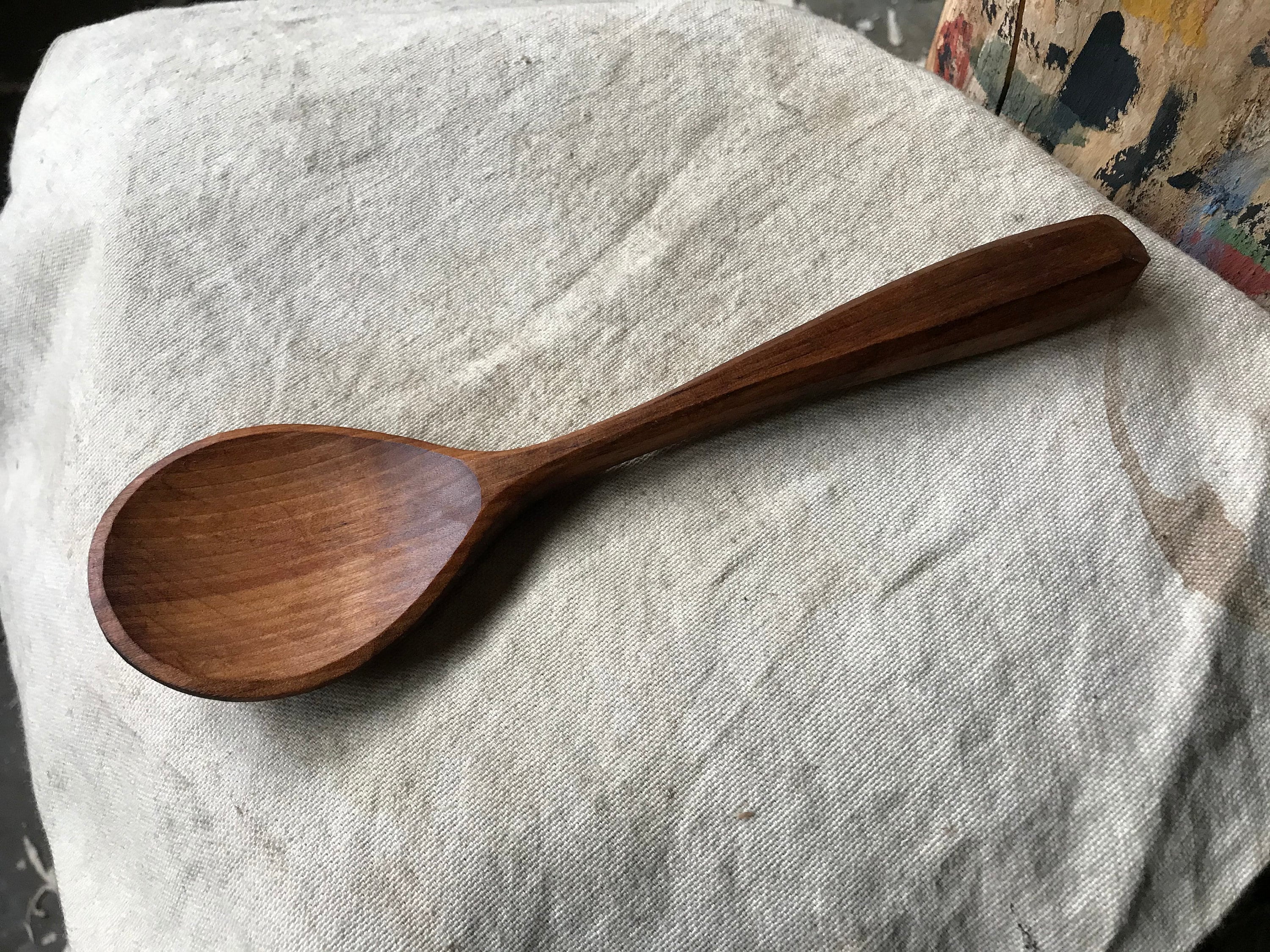9 rice paddle, cooking spoon, wooden spoon, serving spoon, hand carved