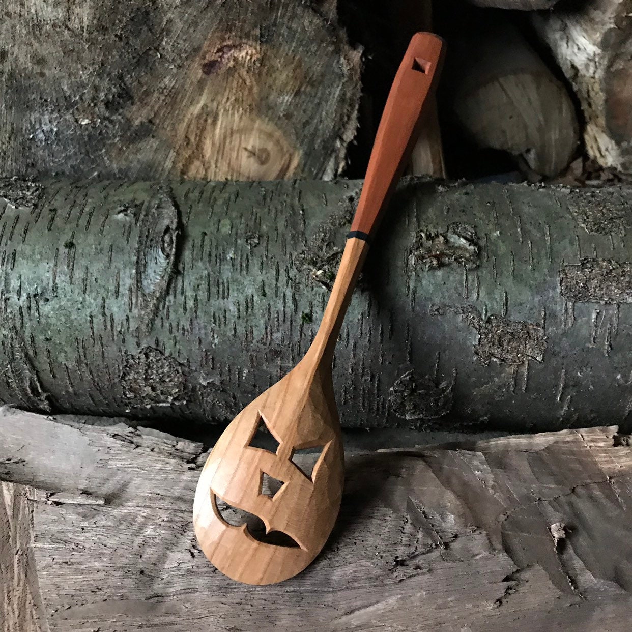 12 wooden spoon, cooking spoon, serving spoon, pumpkin spoon