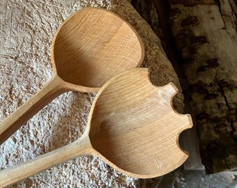 Salad spoons, serving spoons, 12” cooking spoons
