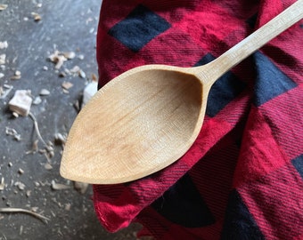 Cooking spoon, 12” wooden spoon,