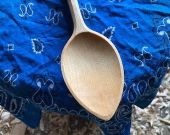 Cooking spoon, serving spoon, 12” wooden spoon,