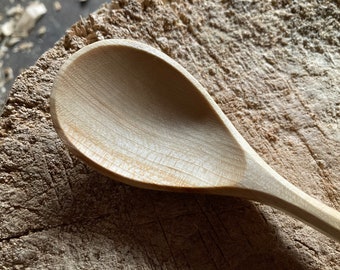 Cooking spoon, eating spoon, 9” camping spoon