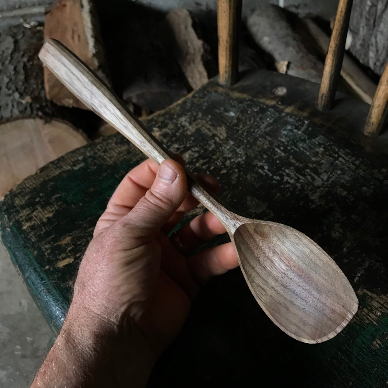 12 cooking spoon, serving spoon, left handed spoon