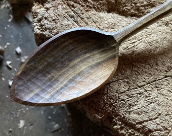 Cooking spoon, wooden spoon, serving spoon, 12” kitchen spoon