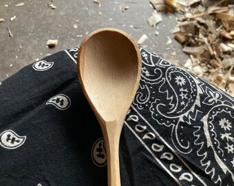 Cooking spoon, 12” wooden spoon