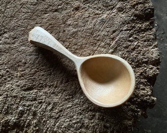 Coffee scoop, 2tbs scoop, 5” wooden scoop
