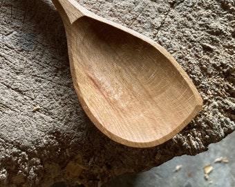Cooking spoon, left handed, 11”  wooden spoon