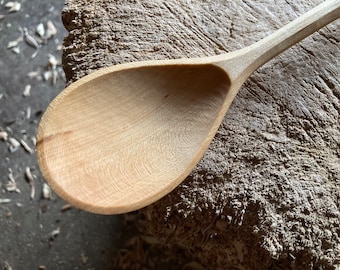 Cooking spoon, 12” wooden spoon