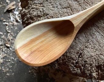 Cooking spoon, serving spoon, 12” wooden spoon