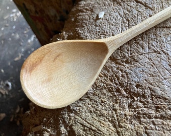 Eating spoon, cooking spoon, serving spoon, 9” backpacking spoon