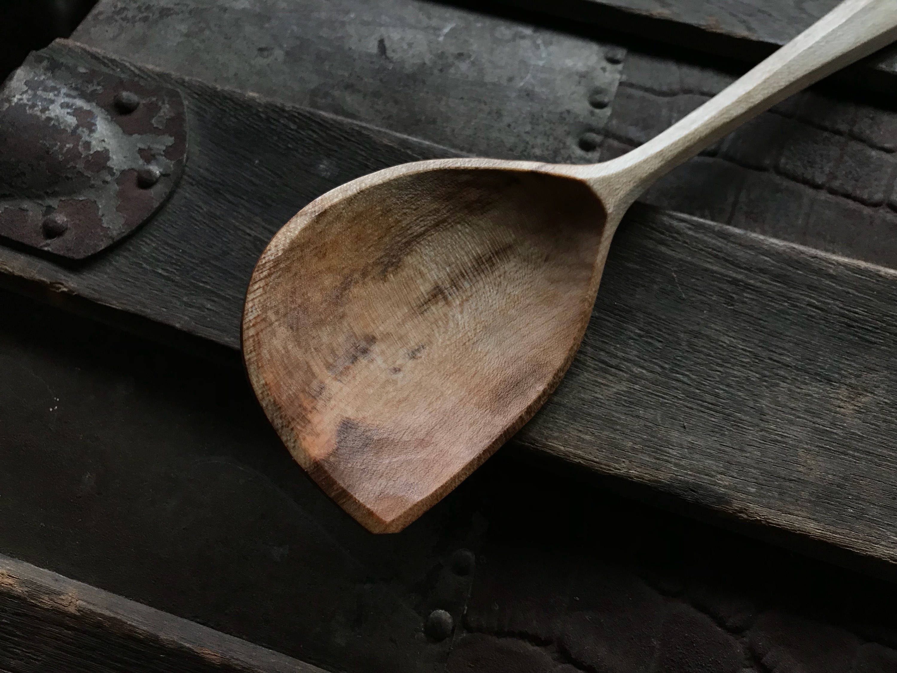 11 left handed spoon, wooden spoon, cooking spoon, serving spoon, hand