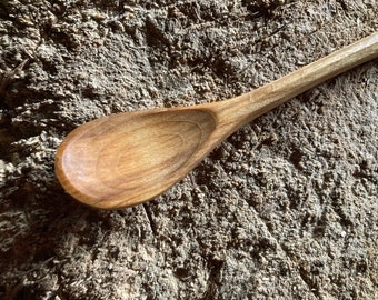 Condiment spoon, baby spoon, serving spoon, 7” wooden spoon