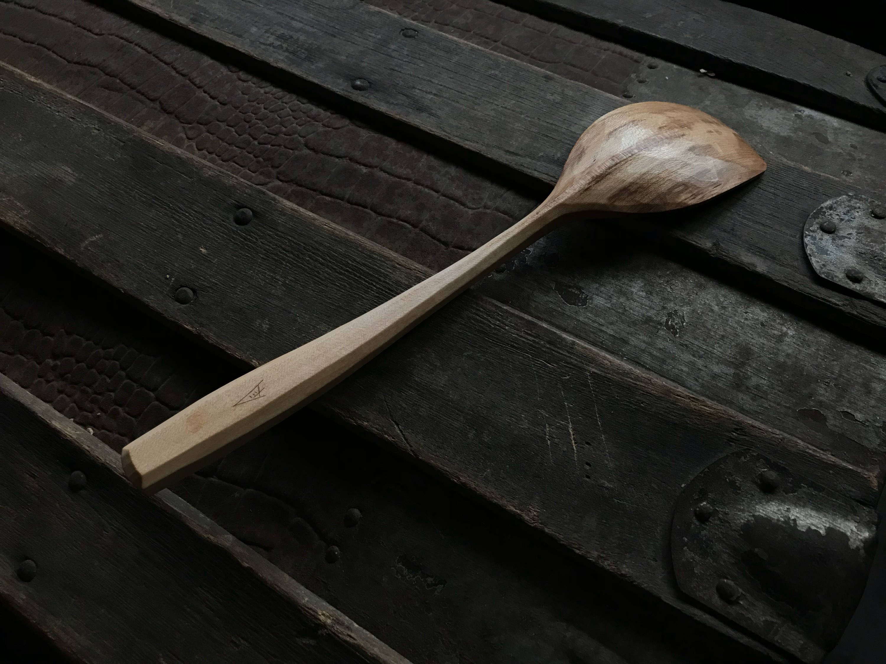 11 left handed spoon, wooden spoon, cooking spoon, serving spoon, hand
