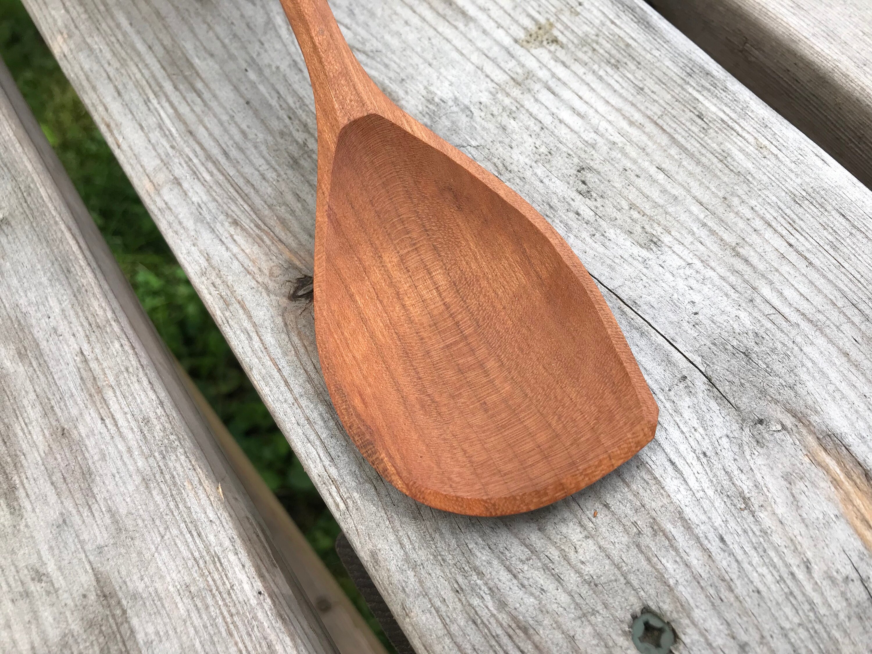 11cooking spoon, serving spoon, left handed, hand carved wooden spoon
