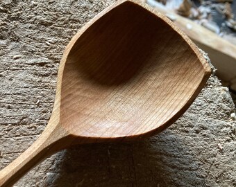 Wooden spoon, serving spoon, 10” wooden spoon
