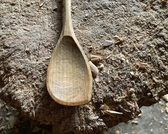 Cooking spoon, left handed, 9”  wooden spoon