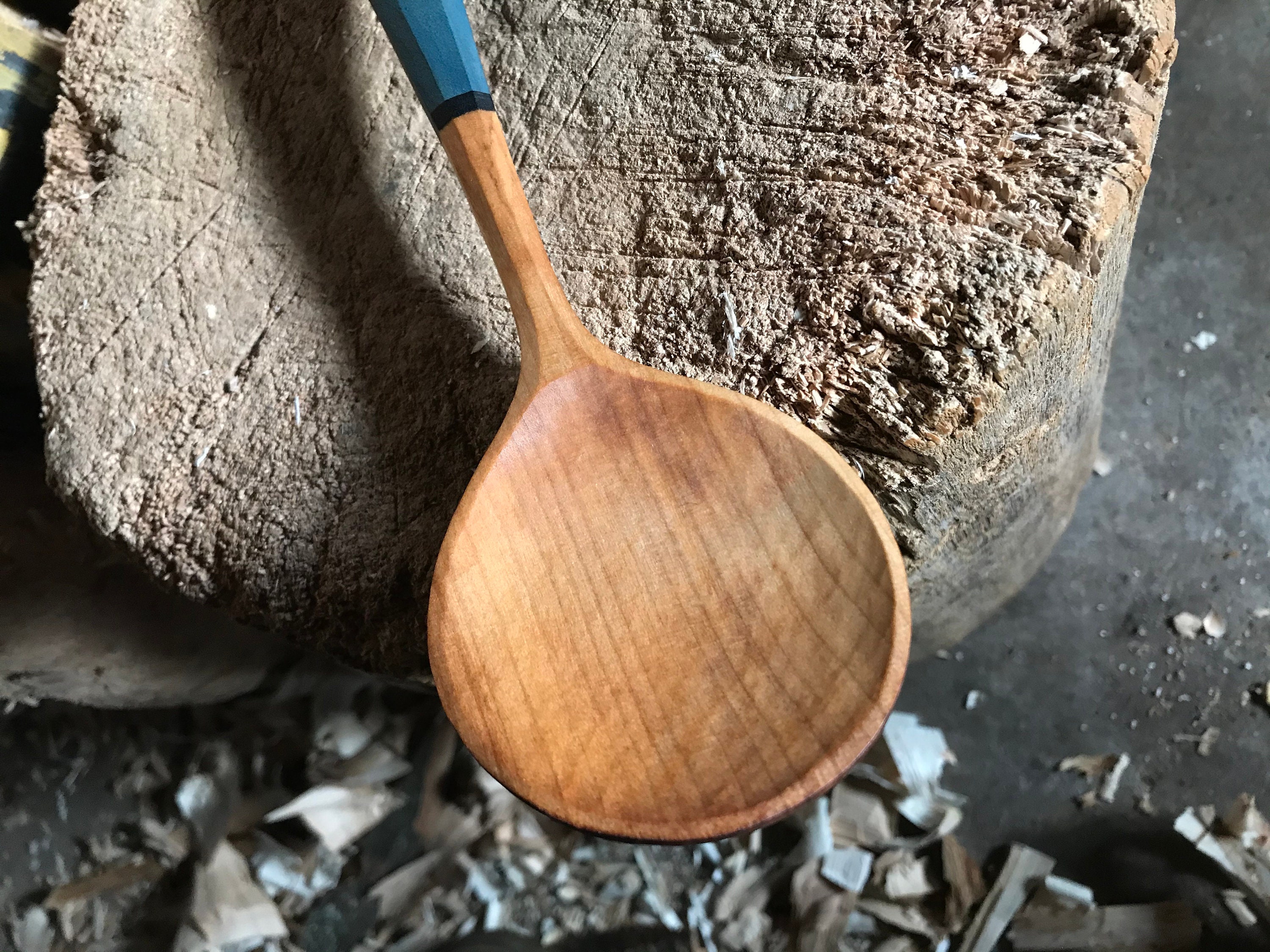9 rice paddle, cooking spoon, wooden spoon, serving spoon, hand carved