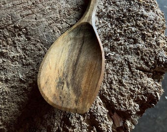 Cooking spoon, left handed, 11”  wooden spoon
