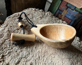 Tiny noggin, scoop, whiskey cup, canoe cup