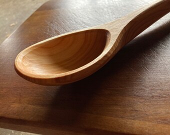 Serving spoon, cooking spoon, 12” wooden spoon